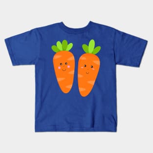 Carrot Brothers - Two Happy Carrots Kids T-Shirt